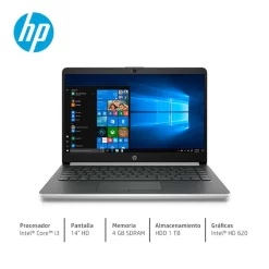 Portátil HP Laptop 14 cf0008la Intel Core i3 7020U RAM 4GB HDD 1TB