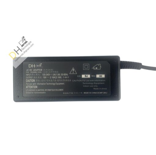 Cargador Portatil Samsung 19v 3.16a 60w Punta 5.5*3.0 Nuevo