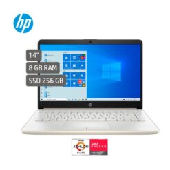 Portátil HP Laptop 14 dk1002la AMD Athlon Silver 3050U RAM 8GB SSD M.2 256GB
