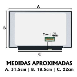 Pantalla 14.0 30 pines Ips sin guias