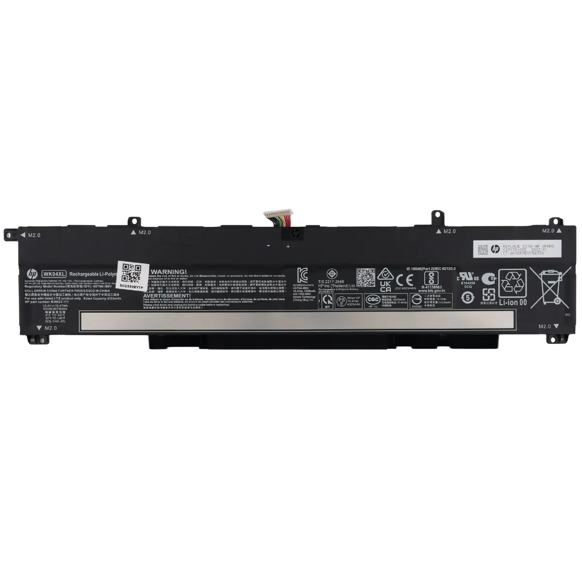 Batería HP WK04XL Original Omen 16-b 16-c Hp Victus 16-e 16-d M39179-005