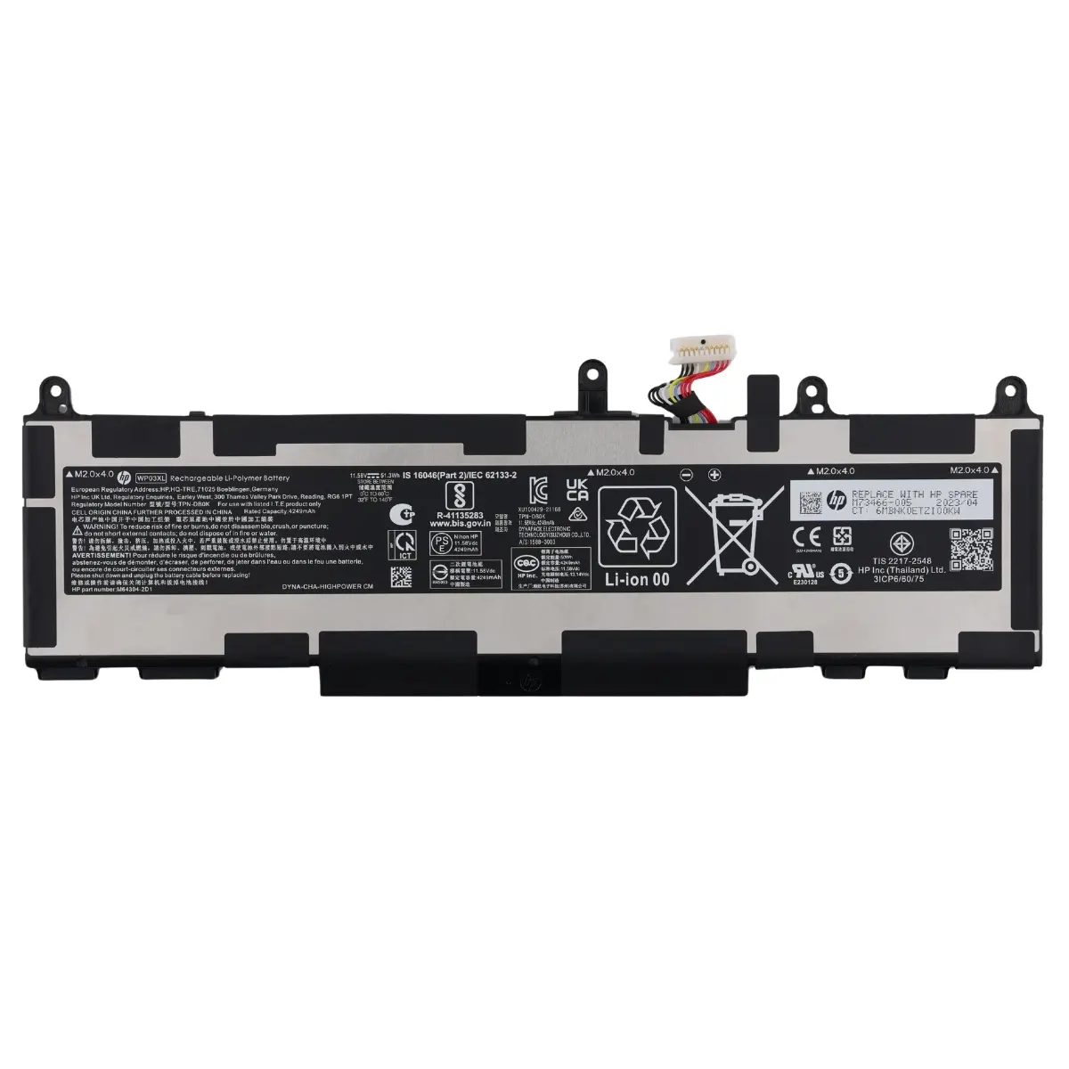 Batería HP WP03XL Original EliteBook 830 835 840 845 860 865 G9 y G10 M73466-005