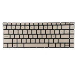 Teclado Portatil Hp 14-ce 14-da 14-cd 14-cm Iluminado Dorado