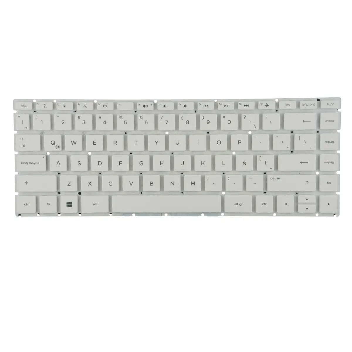 Teclado Hp 14-cf 14-cf0003la Hp 14-cf000 Hp 14-cf0004 Blanco