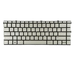 Teclado Para Portátil Hp 14-dw Gris En Español